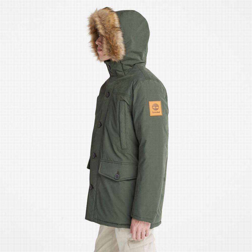 Pánské Bundy Parka Timberland Boundary Peak Warm Tmavě Zelene | TI81052-641