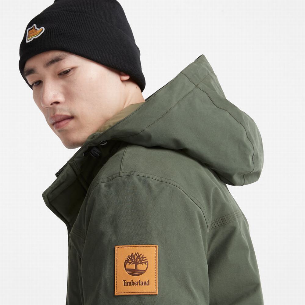 Pánské Bundy Parka Timberland Boundary Peak Warm Tmavě Zelene | TI81052-641