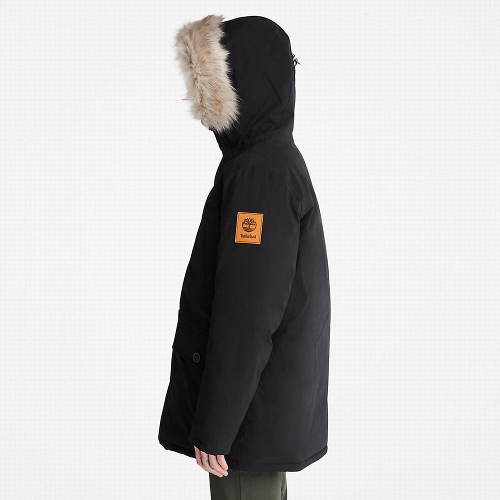 Pánské Bundy Parka Timberland Boundary Peak Waterproof Insulated Černé | TI91507-132