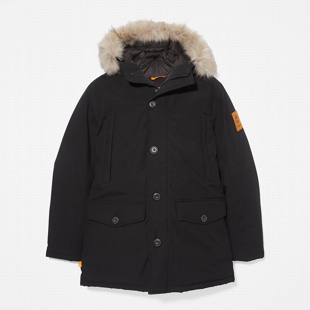 Pánské Bundy Parka Timberland Boundary Peak Waterproof Insulated Černé | TI91507-132