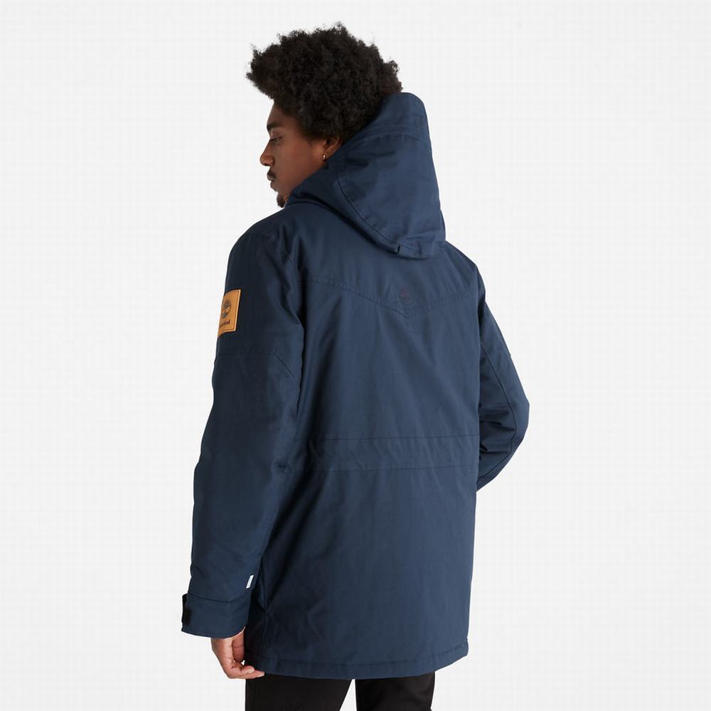 Pánské Bundy Parka Timberland Expedition Field Tmavě Blankyt | TI16035-258
