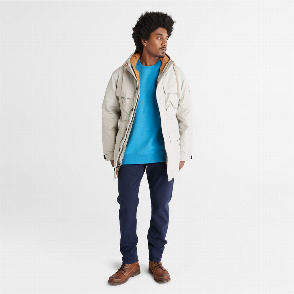 Pánské Bundy Parka Timberland Expedition Field Béžový | TI73108-479