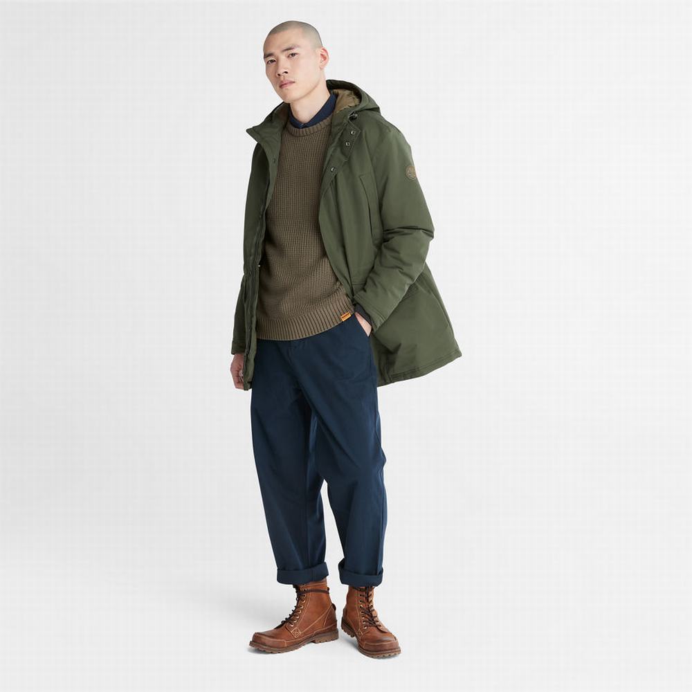 Pánské Bundy Parka Timberland Insulated City Tmavě Zelene | TI64723-518