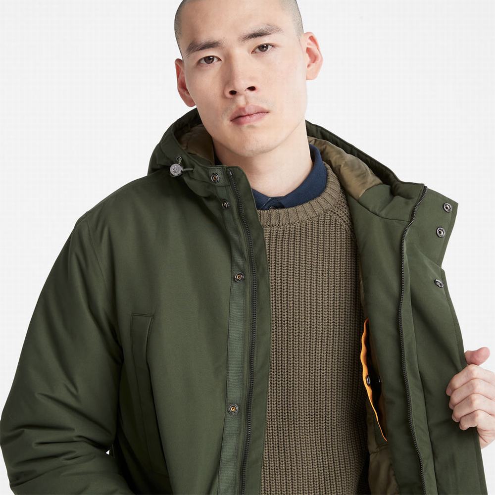 Pánské Bundy Parka Timberland Insulated City Tmavě Zelene | TI64723-518