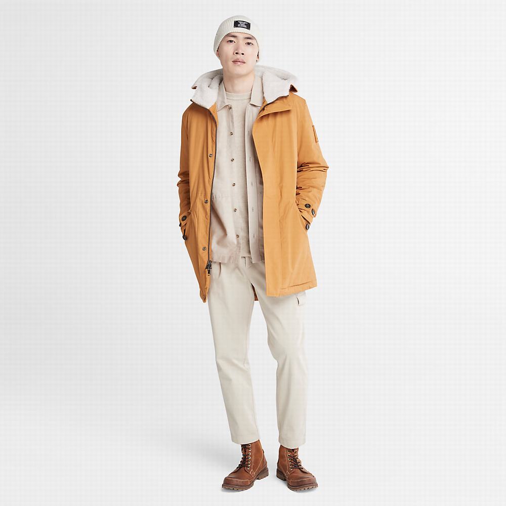 Pánské Bundy Parka Timberland Mt. Kelsey Fishtail Světle Hnědé | TI03492-783