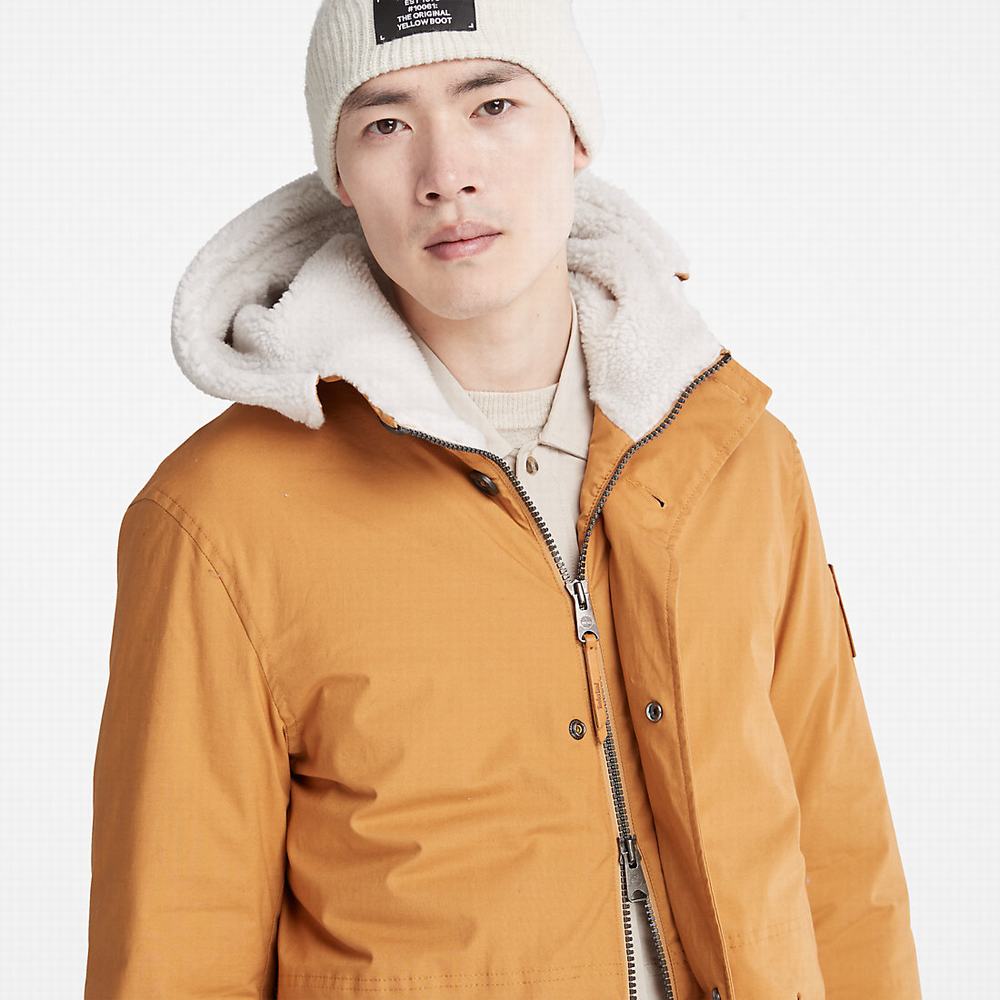 Pánské Bundy Parka Timberland Mt. Kelsey Fishtail Světle Hnědé | TI03492-783