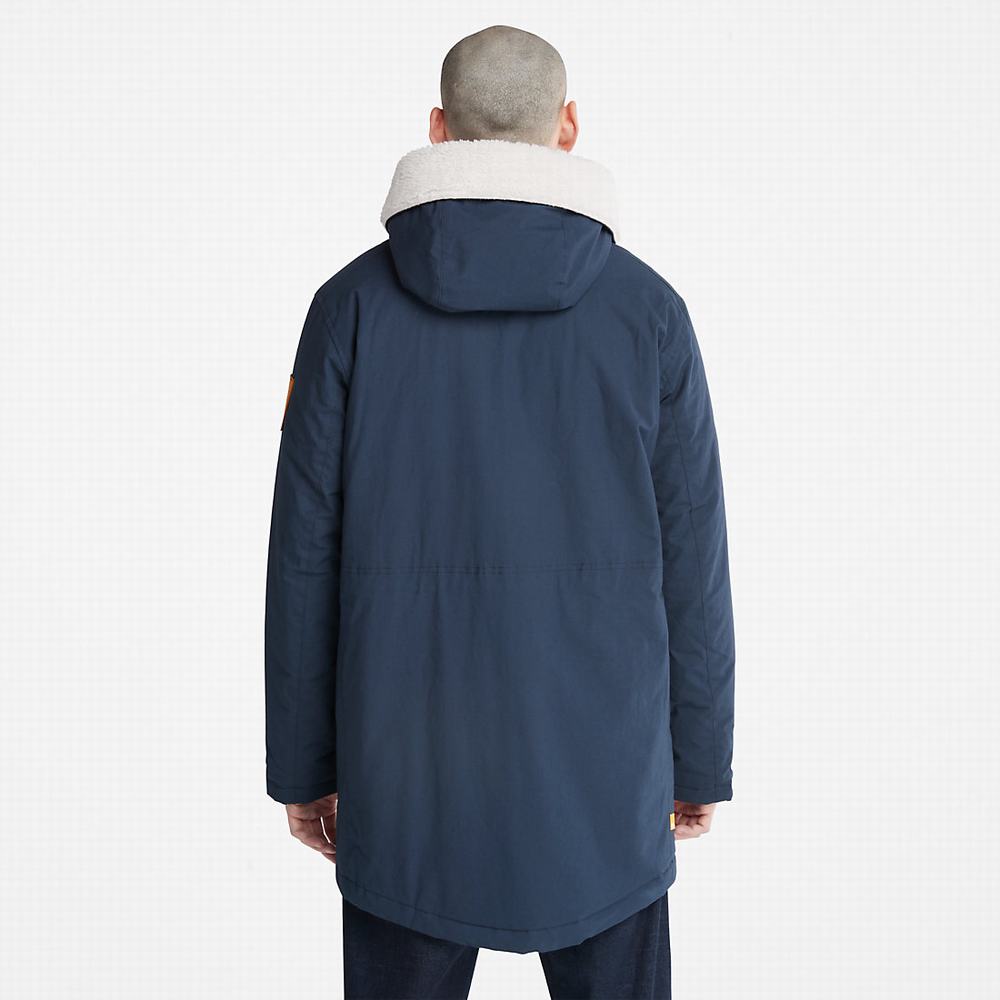 Pánské Bundy Parka Timberland Mt. Kelsey Fishtail Tmavě Blankyt | TI98743-236