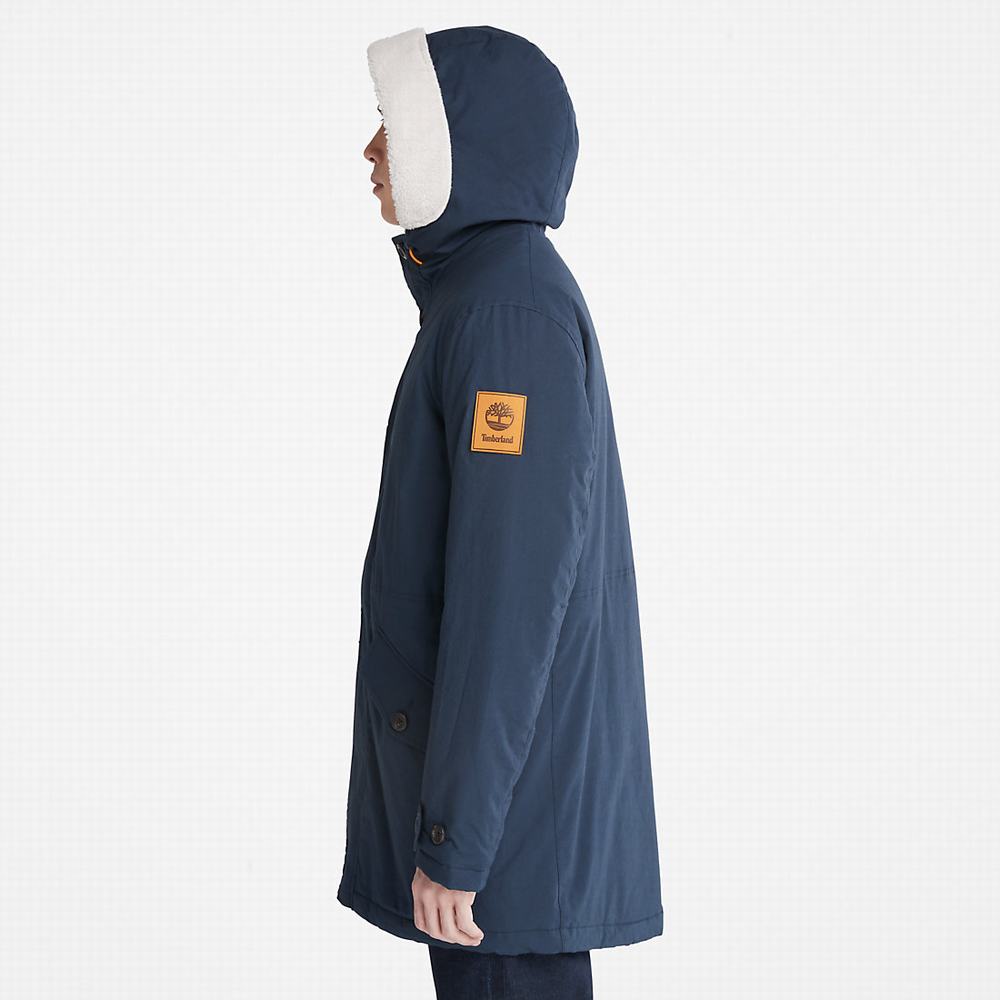 Pánské Bundy Parka Timberland Mt. Kelsey Fishtail Tmavě Blankyt | TI98743-236