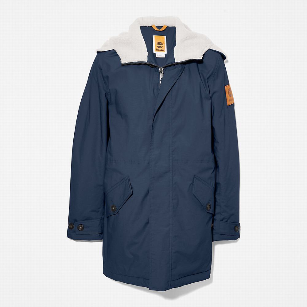 Pánské Bundy Parka Timberland Mt. Kelsey Fishtail Tmavě Blankyt | TI98743-236