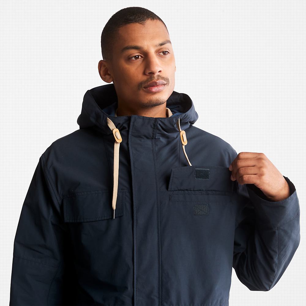 Pánské Bundy Parka Timberland Outdoor Heritage Field Tmavě Blankyt | TI25481-648