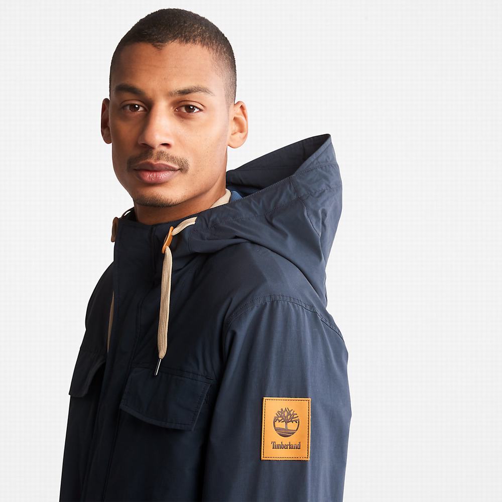 Pánské Bundy Parka Timberland Outdoor Heritage Field Tmavě Blankyt | TI25481-648