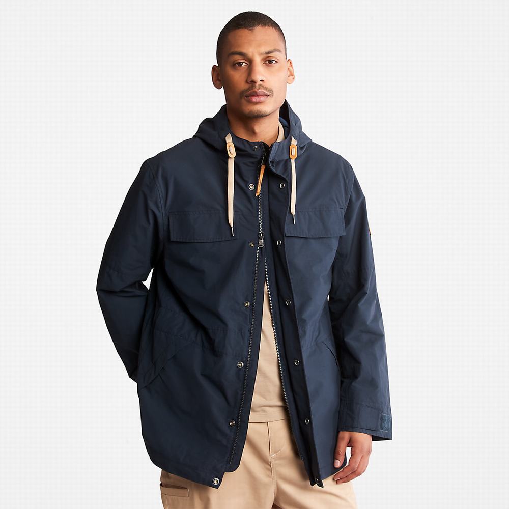 Pánské Bundy Parka Timberland Outdoor Heritage Field Tmavě Blankyt | TI25481-648