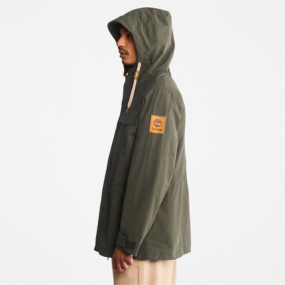 Pánské Bundy Parka Timberland Outdoor Heritage Field Tmavě Zelene | TI97134-304