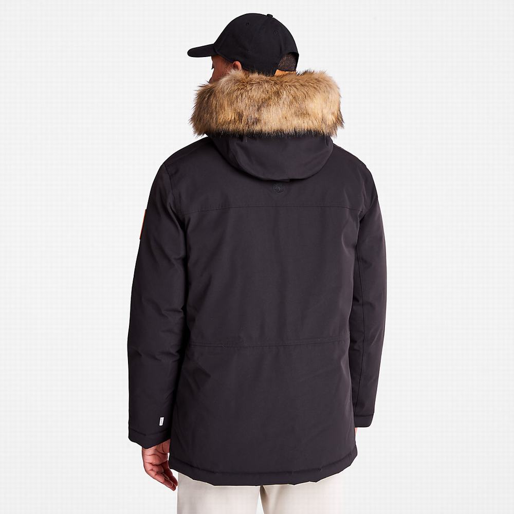 Pánské Bundy Parka Timberland Scar Ridge Černé | TI57206-269