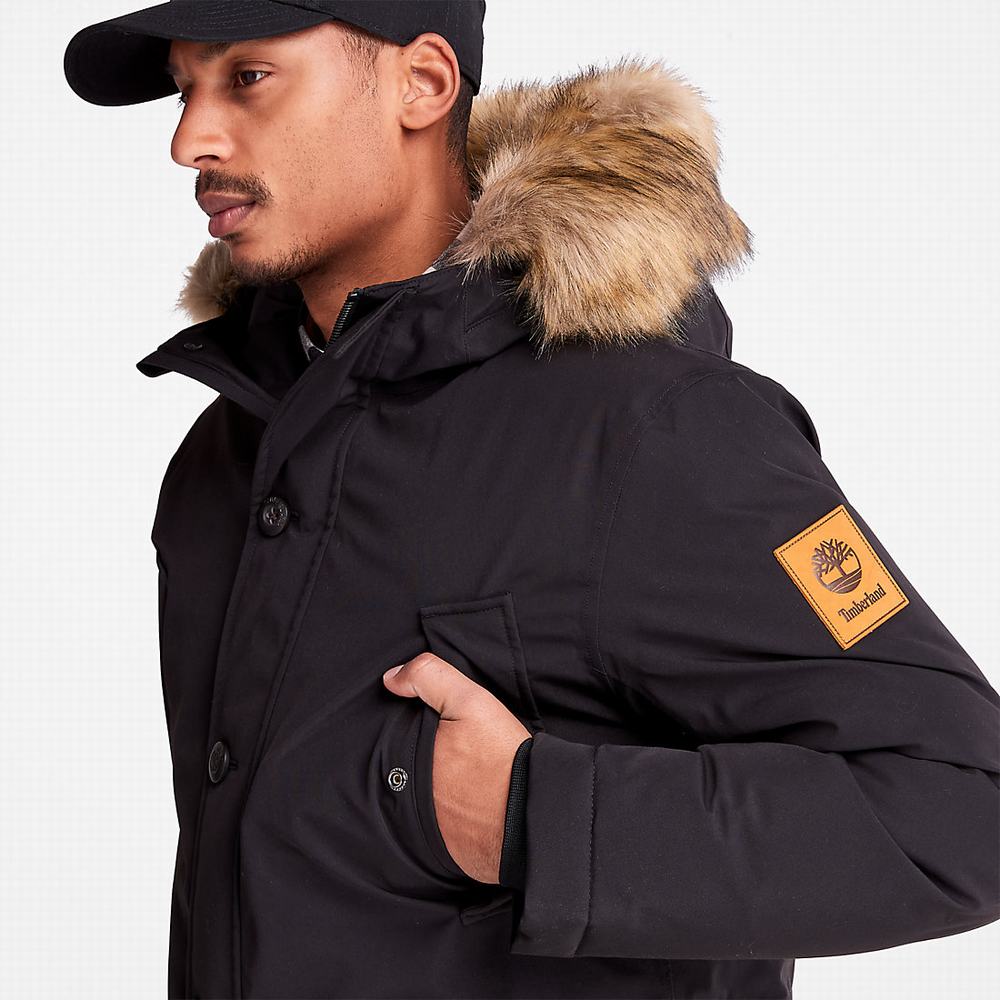 Pánské Bundy Parka Timberland Scar Ridge Černé | TI57206-269