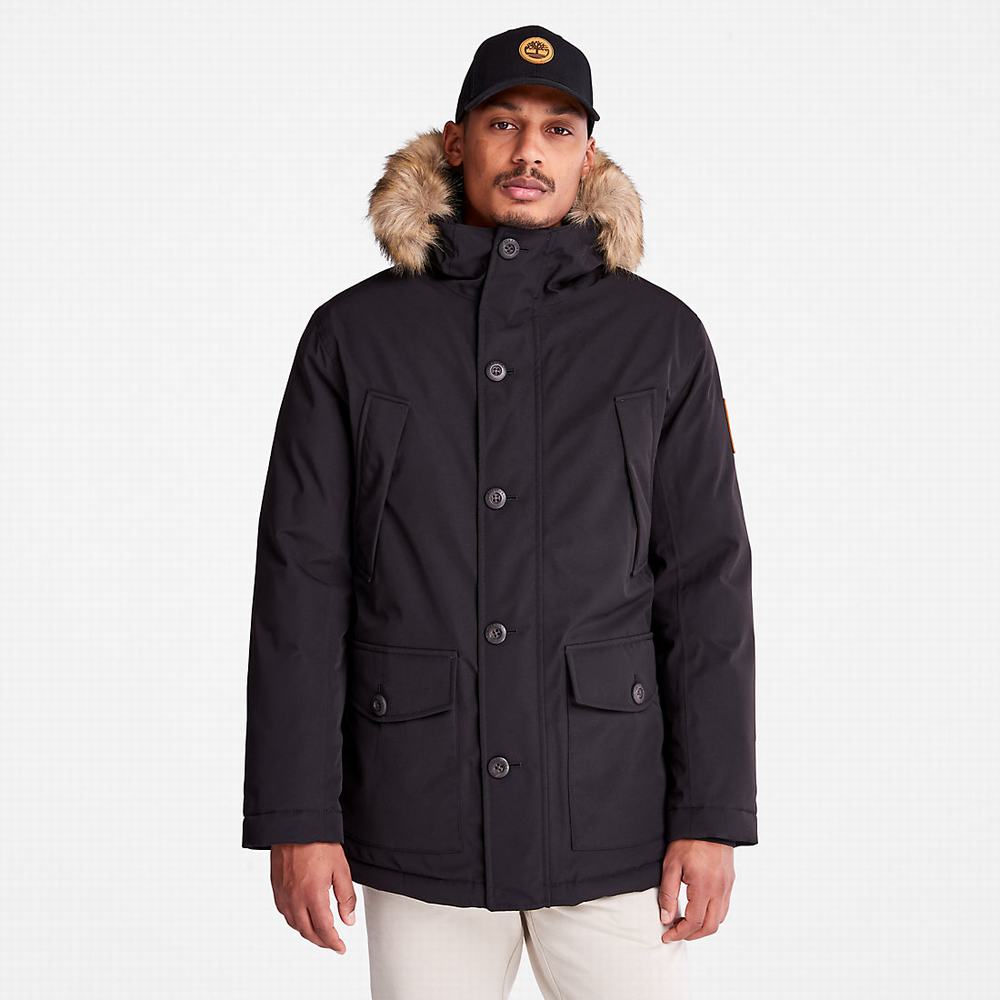 Pánské Bundy Parka Timberland Scar Ridge Černé | TI57206-269