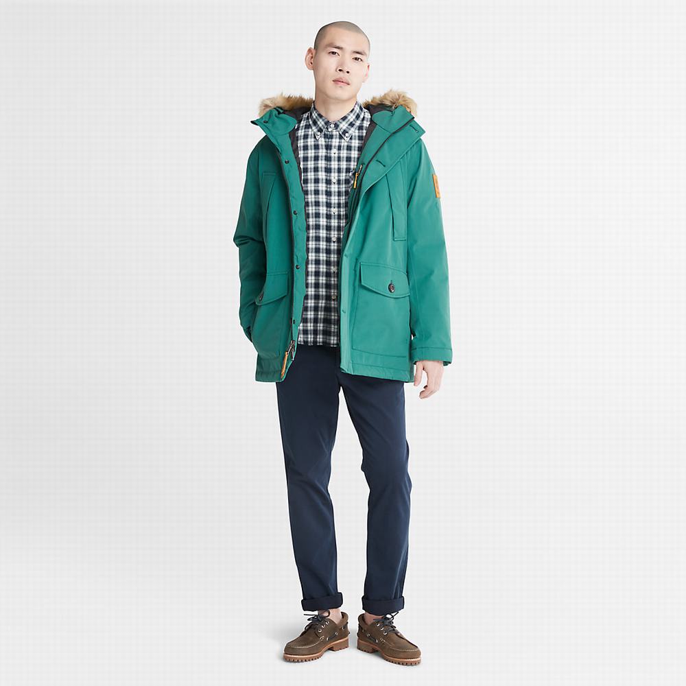 Pánské Bundy Parka Timberland Scar Ridge DryVent™ Zelene | TI71205-312