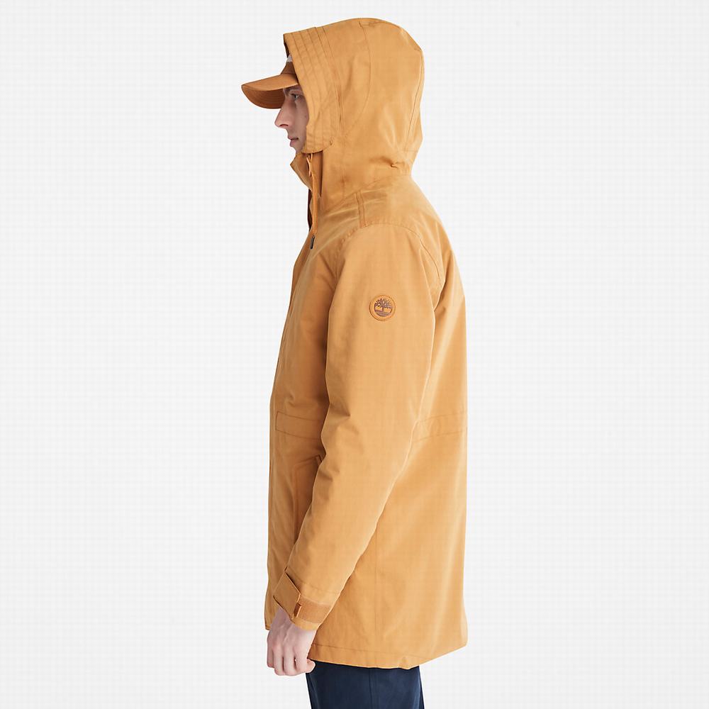 Pánské Bundy Parka Timberland Snowdon Peak 3-in-1 DryVent™ Světle Hnědé | TI51329-967
