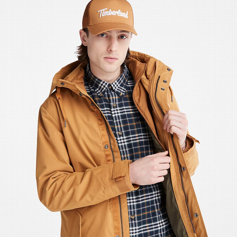 Pánské Bundy Parka Timberland Snowdon Peak 3-in-1 DryVent™ Světle Hnědé | TI51329-967