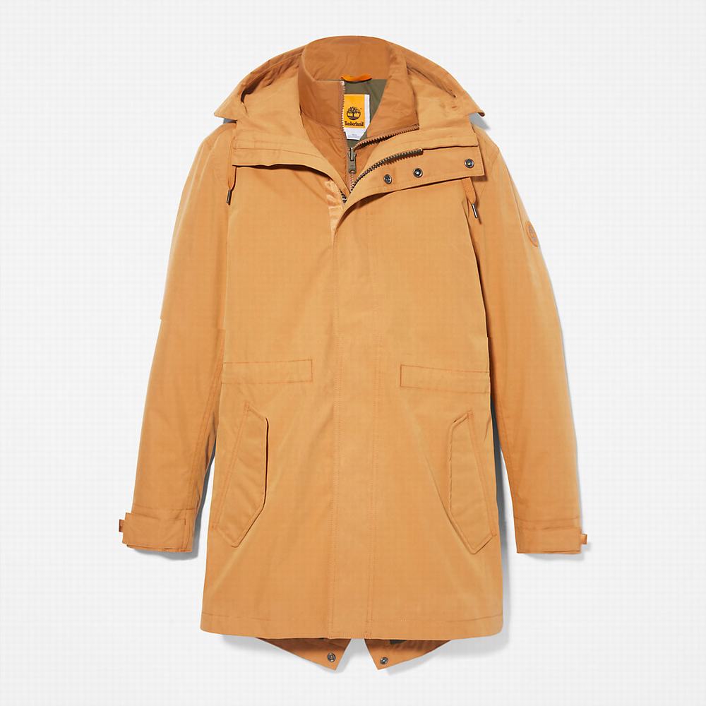 Pánské Bundy Parka Timberland Snowdon Peak 3-in-1 DryVent™ Světle Hnědé | TI51329-967