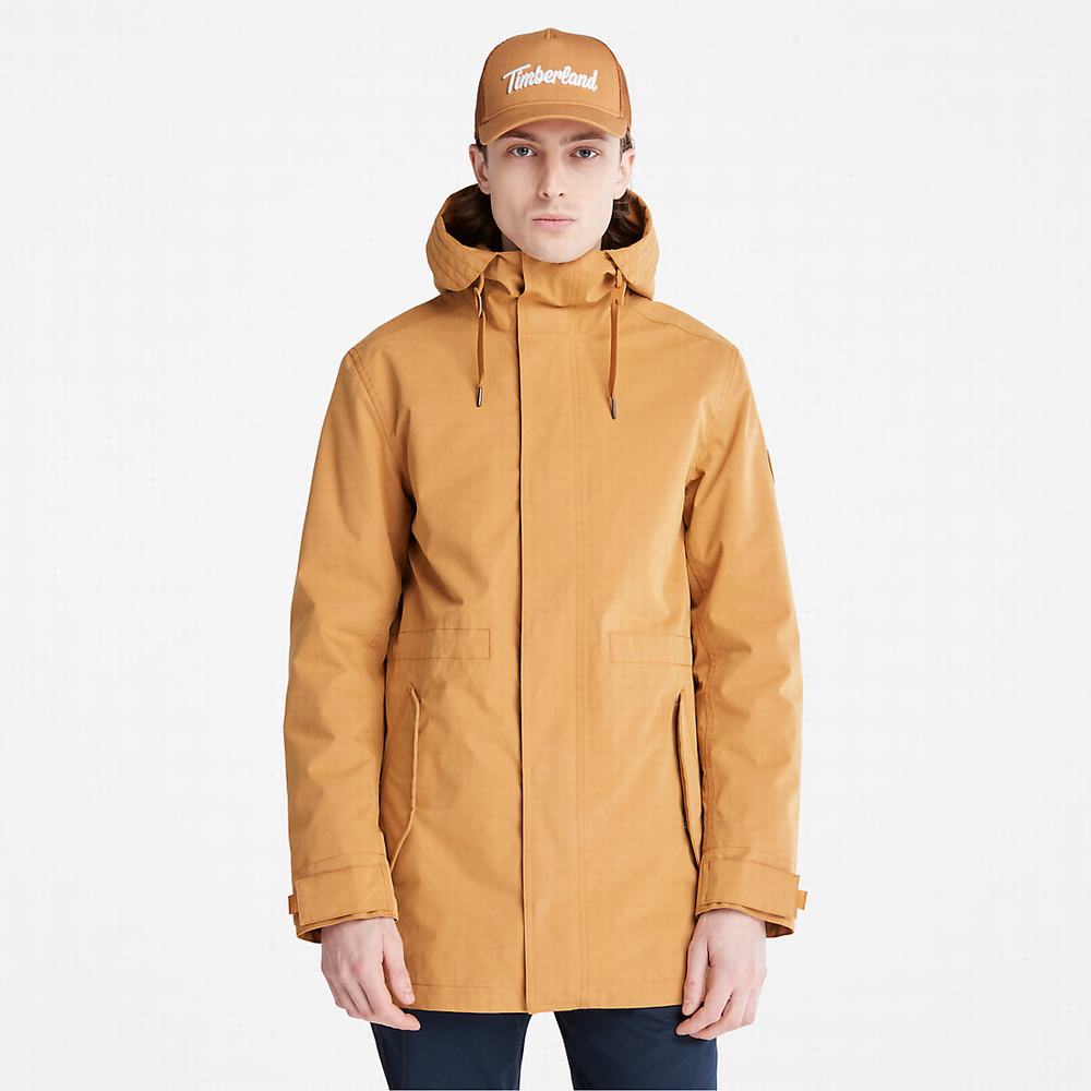 Pánské Bundy Parka Timberland Snowdon Peak 3-in-1 DryVent™ Světle Hnědé | TI51329-967