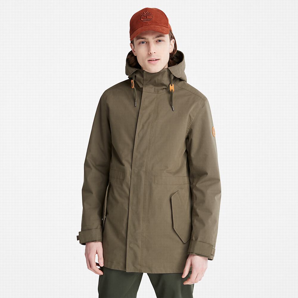 Pánské Bundy Parka Timberland Snowdon Peak 3-in-1 Waterproof Zelene | TI59742-259