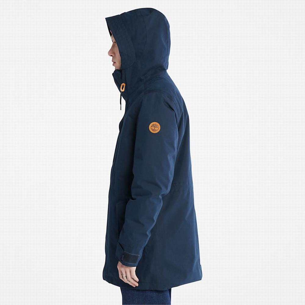 Pánské Bundy Parka Timberland Snowdon Peak 3-in-1 Waterproof Tmavě Blankyt | TI86490-572