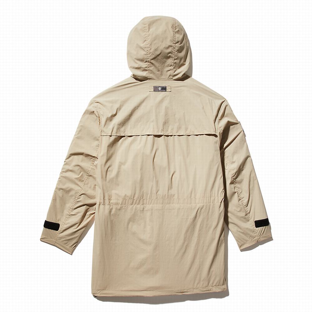 Pánské Bundy Parka Timberland Tommy Hilfiger x Timberland® Re-imagined Reversible Cargo Béžový | TI32906-968