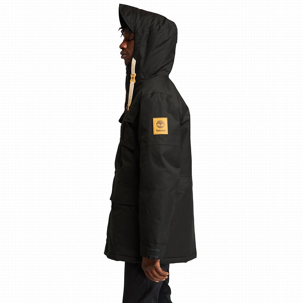 Pánské Bundy Parka Timberland Wilmington DryVent™ Field Černé | TI07283-624