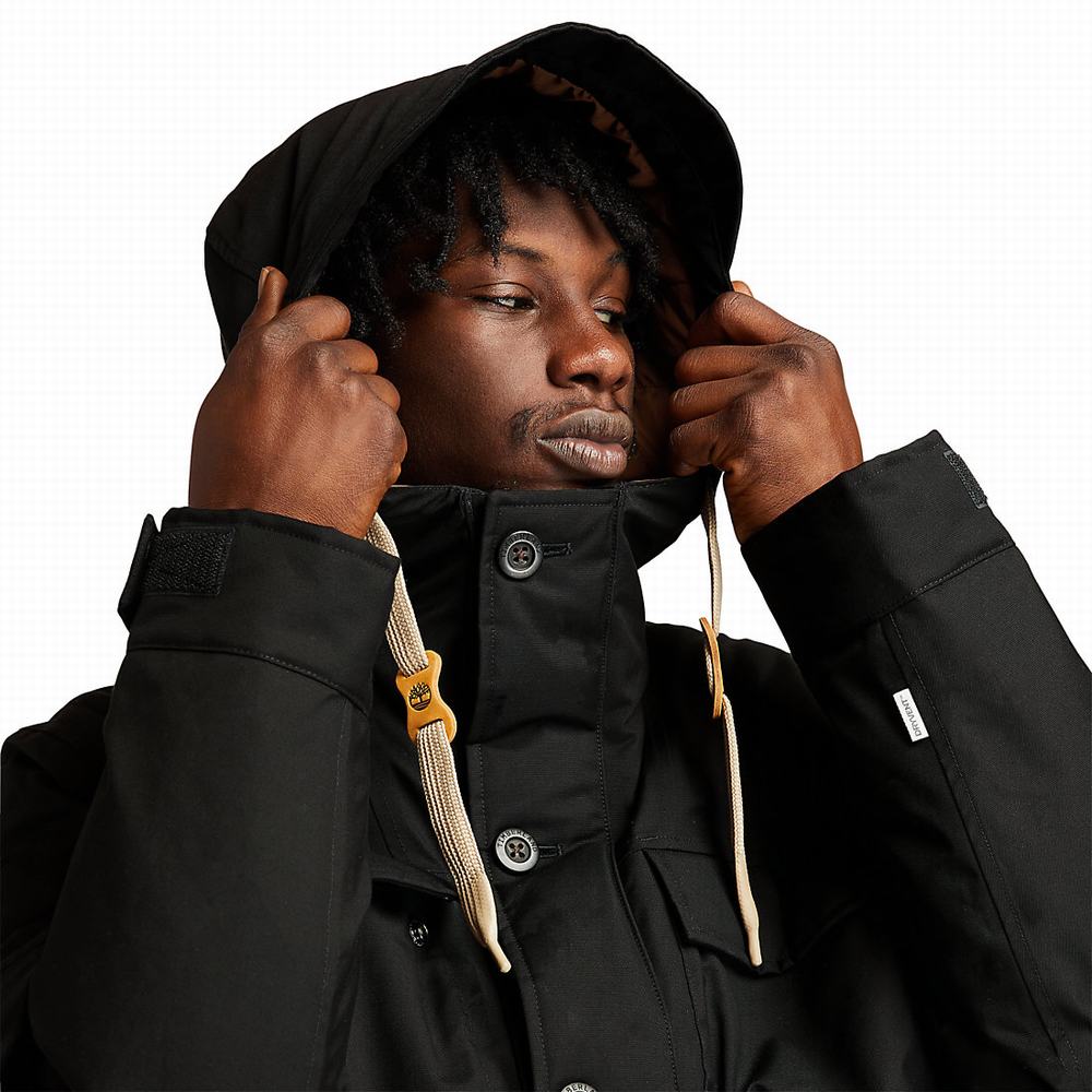 Pánské Bundy Parka Timberland Wilmington DryVent™ Field Černé | TI07283-624