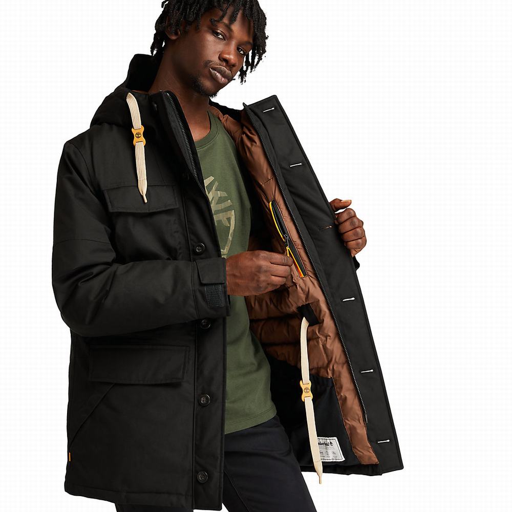 Pánské Bundy Parka Timberland Wilmington DryVent™ Field Černé | TI07283-624