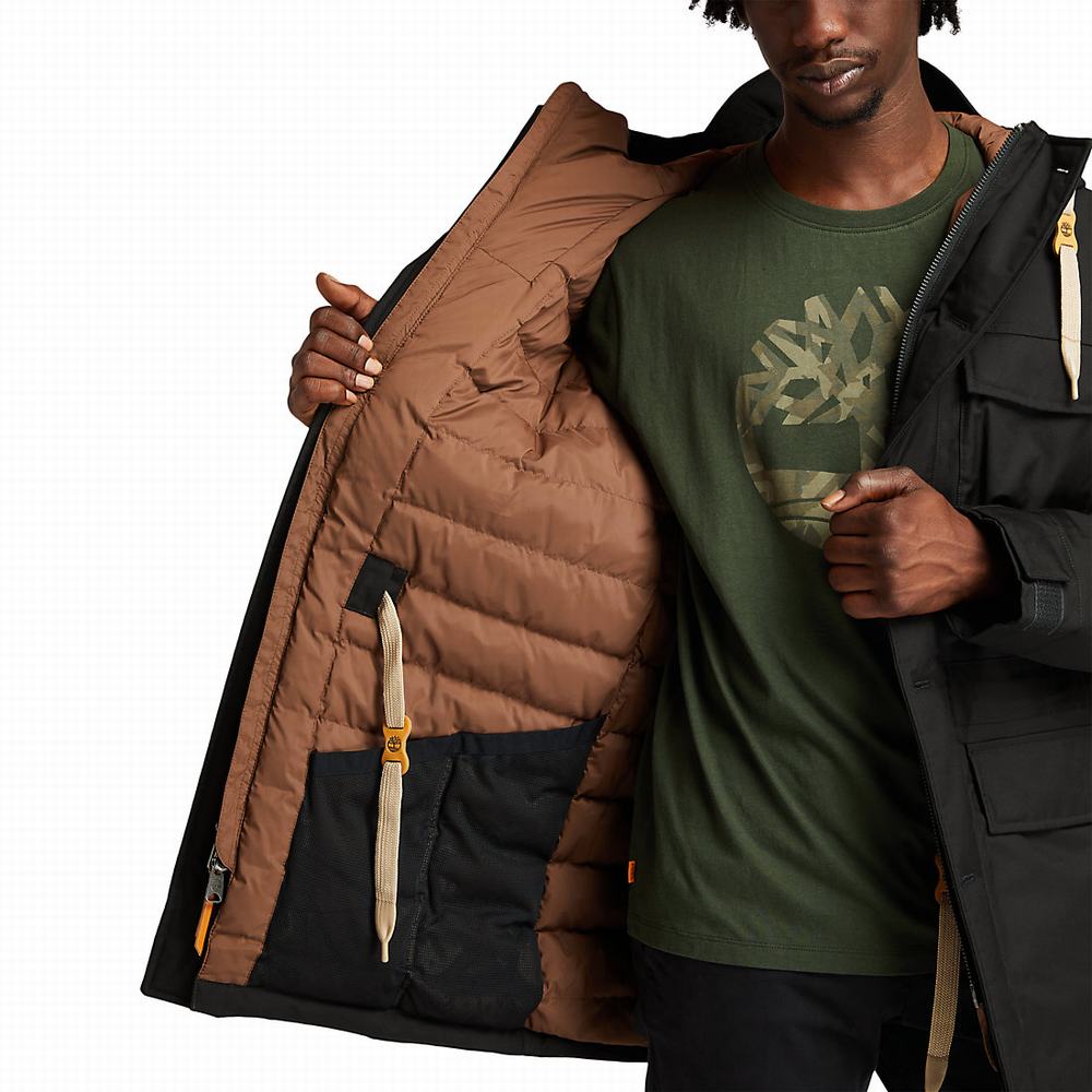 Pánské Bundy Parka Timberland Wilmington DryVent™ Field Černé | TI07283-624