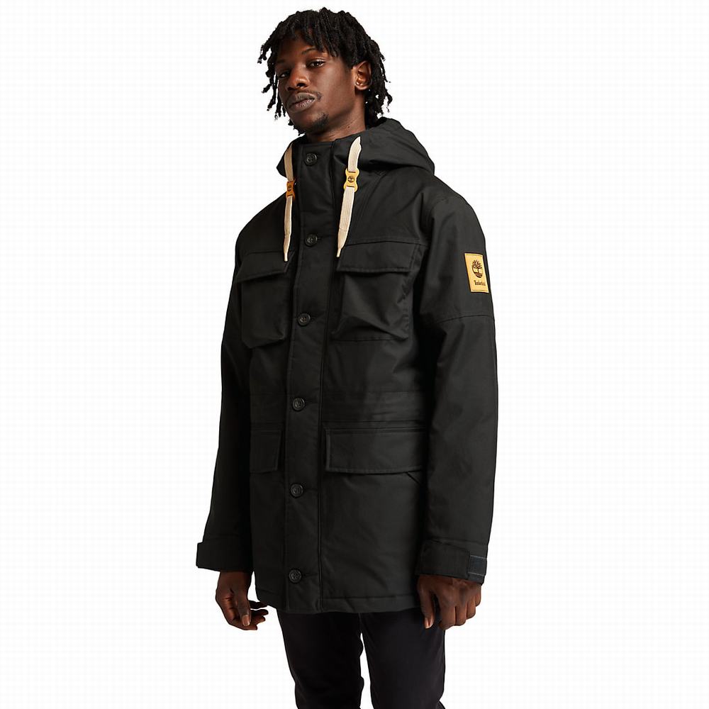 Pánské Bundy Parka Timberland Wilmington DryVent™ Field Černé | TI07283-624