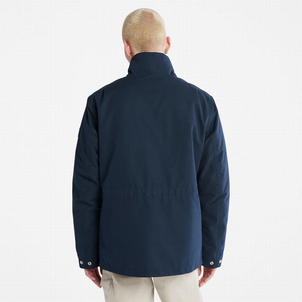Pánské Bundy Timberland 3-in-1 Rain Tmavě Blankyt | TI85124-601