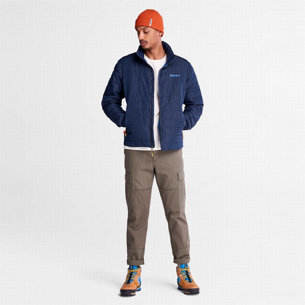 Pánské Bundy Timberland Axis Peak Vody-Repellent Tmavě Blankyt | TI09735-917