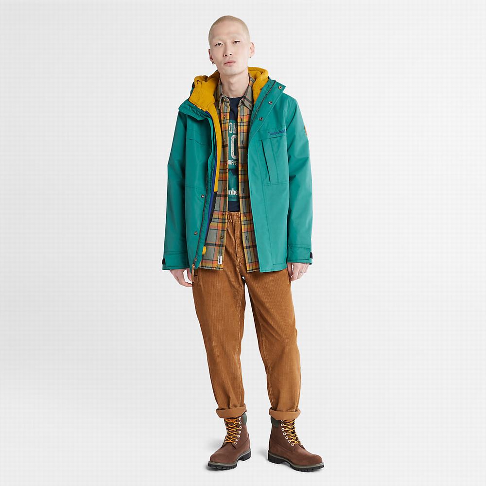 Pánské Bundy Timberland Benton 3-in-1 Zelene | TI13069-485