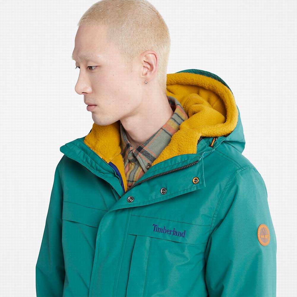 Pánské Bundy Timberland Benton 3-in-1 Zelene | TI13069-485