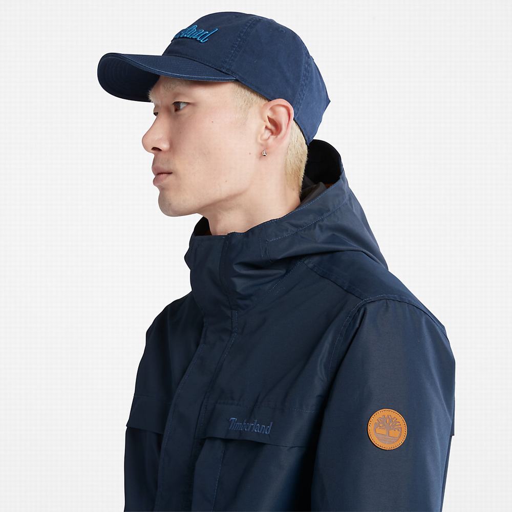 Pánské Bundy Timberland Benton Vody-Resistant Shell Tmavě Blankyt | TI34681-127