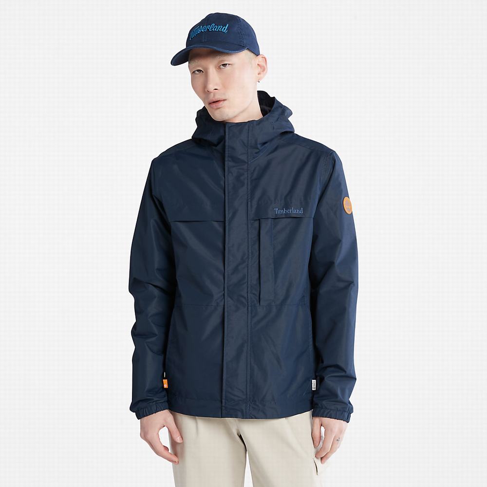 Pánské Bundy Timberland Benton Vody-Resistant Shell Tmavě Blankyt | TI34681-127