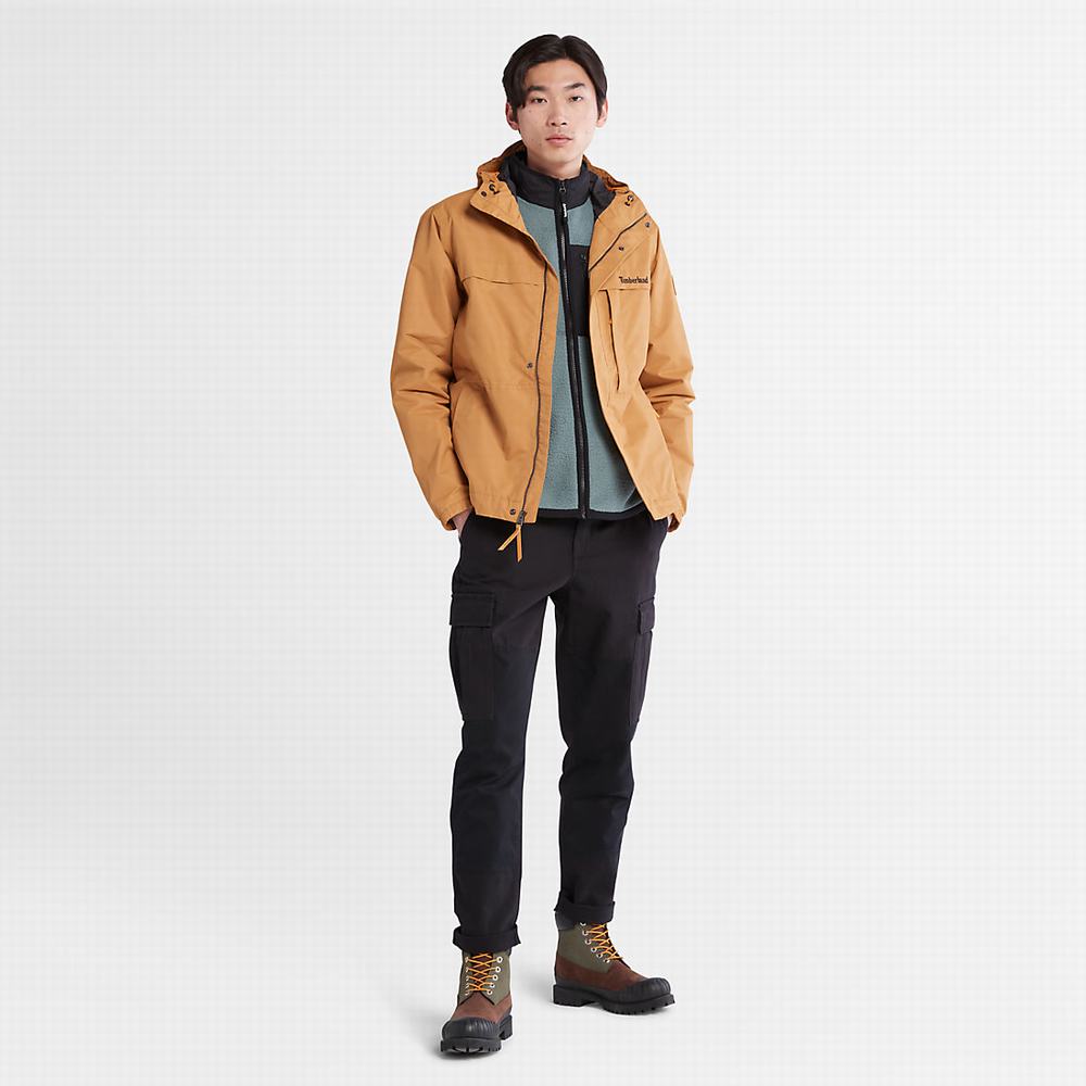 Pánské Bundy Timberland Benton Vody-Resistant Shell Světle Hnědé | TI96483-097