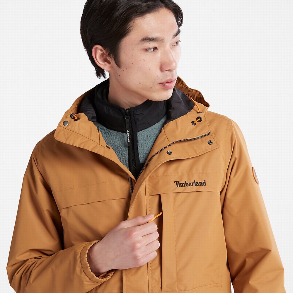 Pánské Bundy Timberland Benton Vody-Resistant Shell Světle Hnědé | TI96483-097