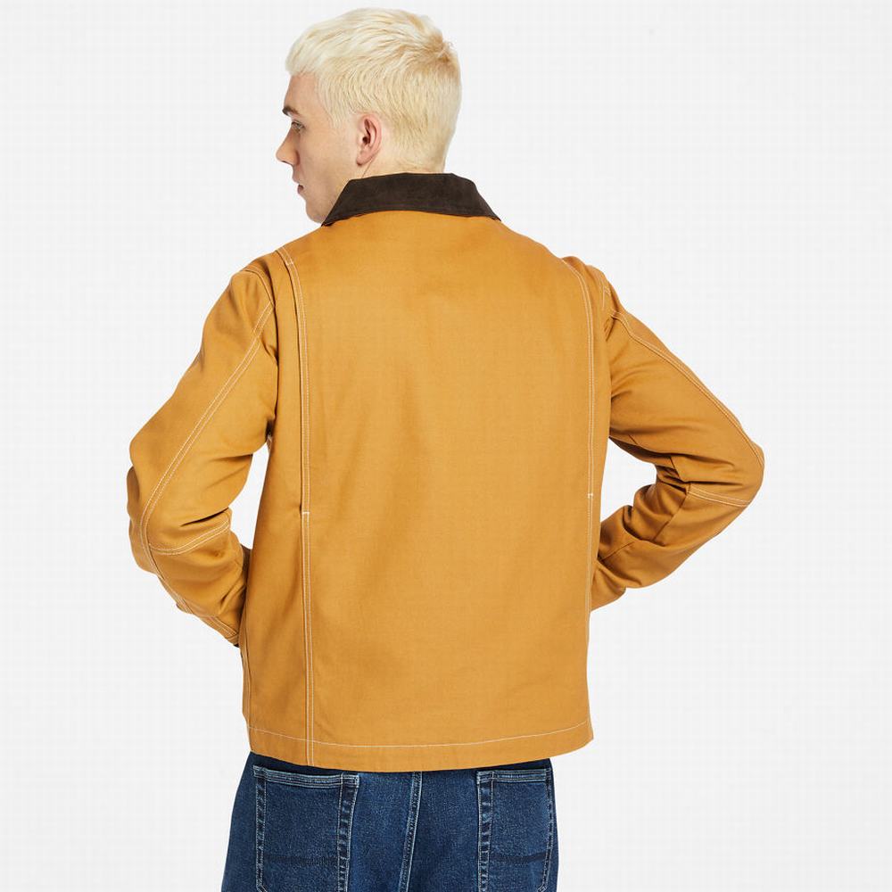 Pánské Bundy Timberland Chore Žluté | TI86075-548