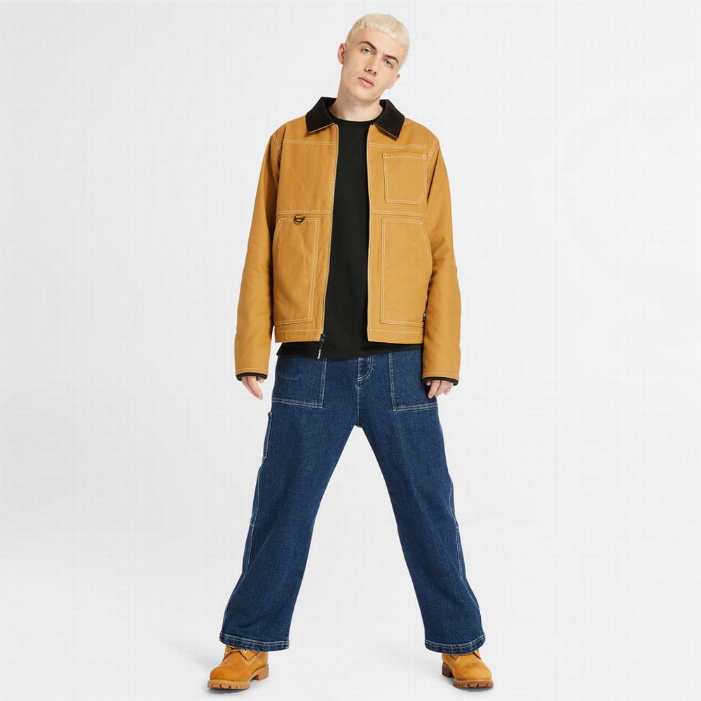 Pánské Bundy Timberland Chore Žluté | TI86075-548