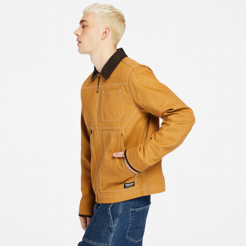 Pánské Bundy Timberland Chore Žluté | TI86075-548