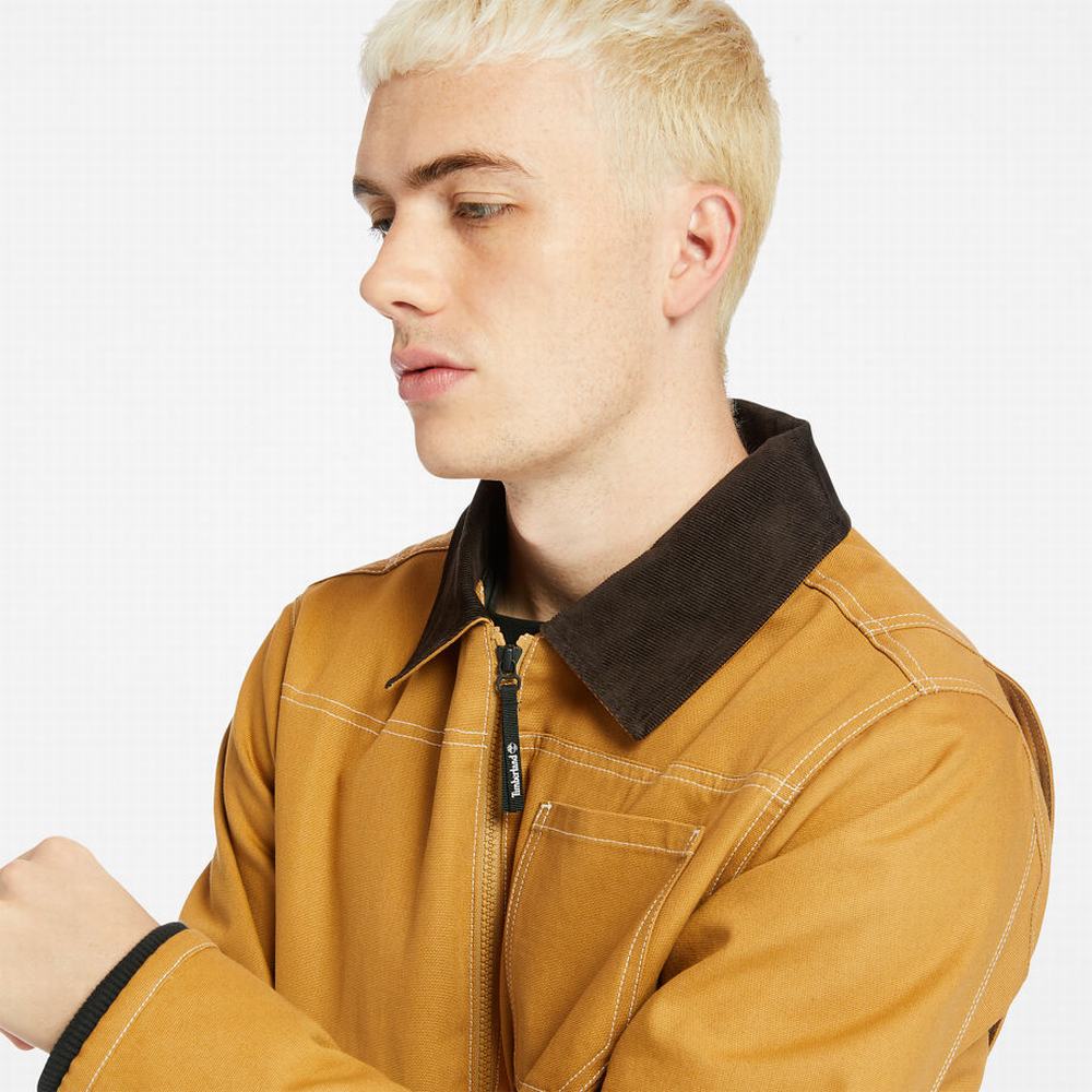 Pánské Bundy Timberland Chore Žluté | TI86075-548