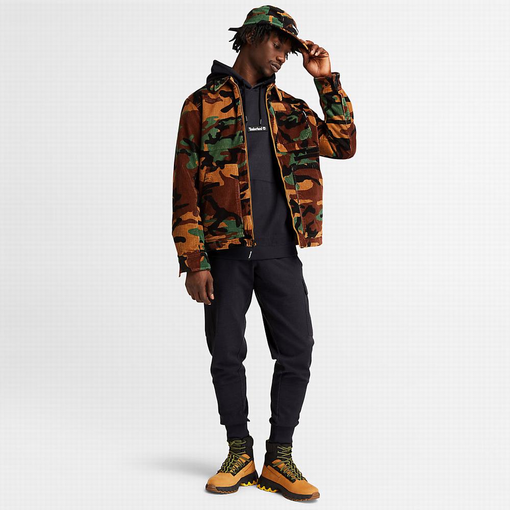 Pánské Bundy Timberland Corduroy Chore Maskáčové | TI26519-501