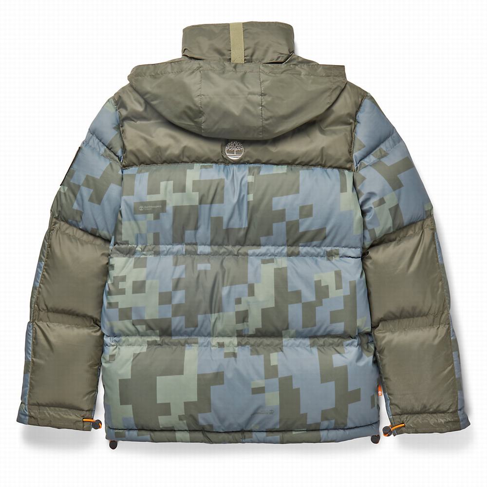 Pánské Bundy Timberland Earthkeepers® by Raeburn All Gender Puffer Zelene Maskáčové | TI97682-236