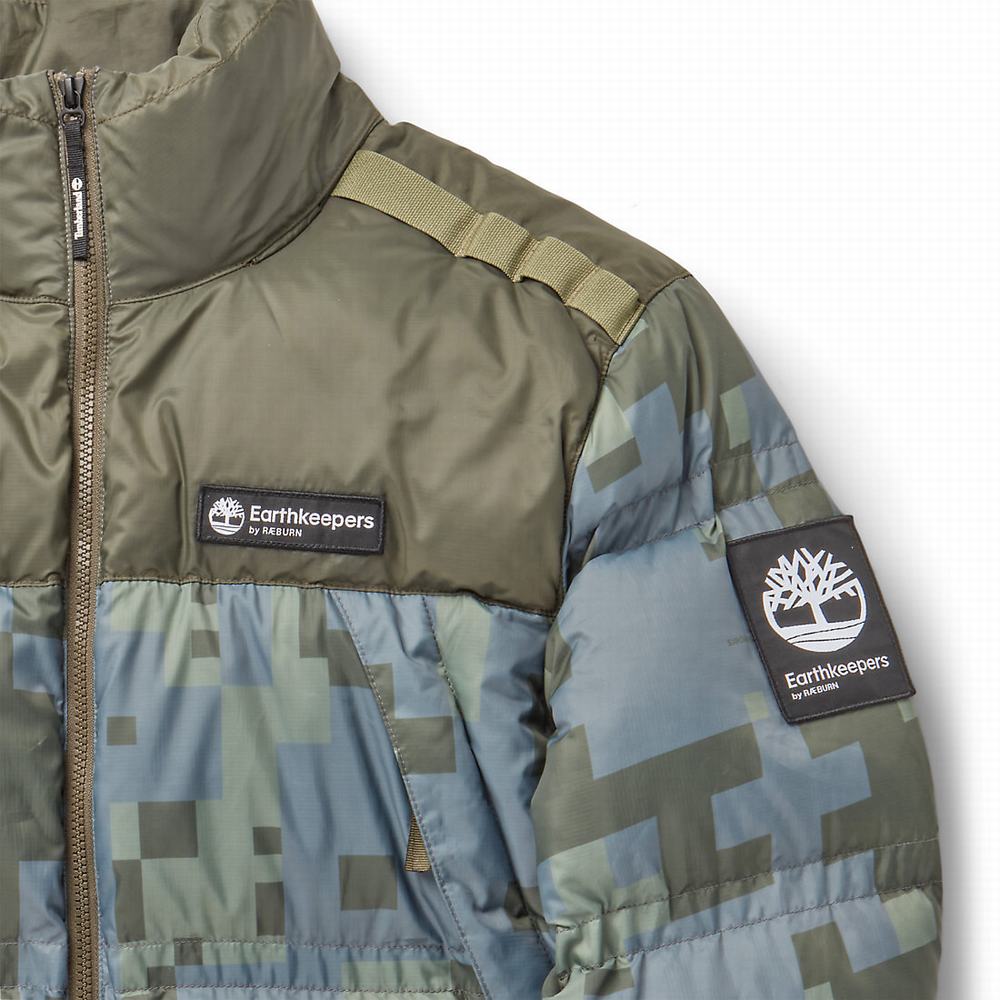 Pánské Bundy Timberland Earthkeepers® by Raeburn All Gender Puffer Zelene Maskáčové | TI97682-236
