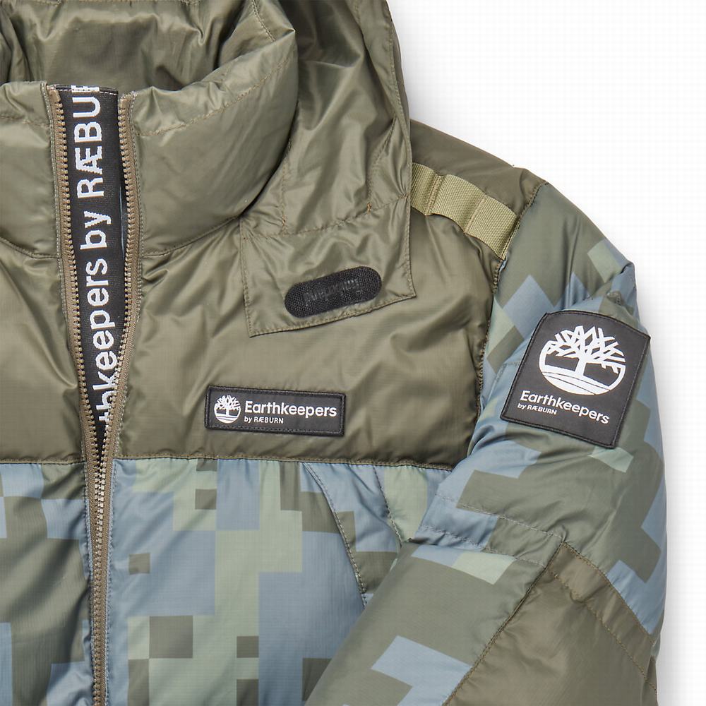 Pánské Bundy Timberland Earthkeepers® by Raeburn All Gender Puffer Zelene Maskáčové | TI97682-236