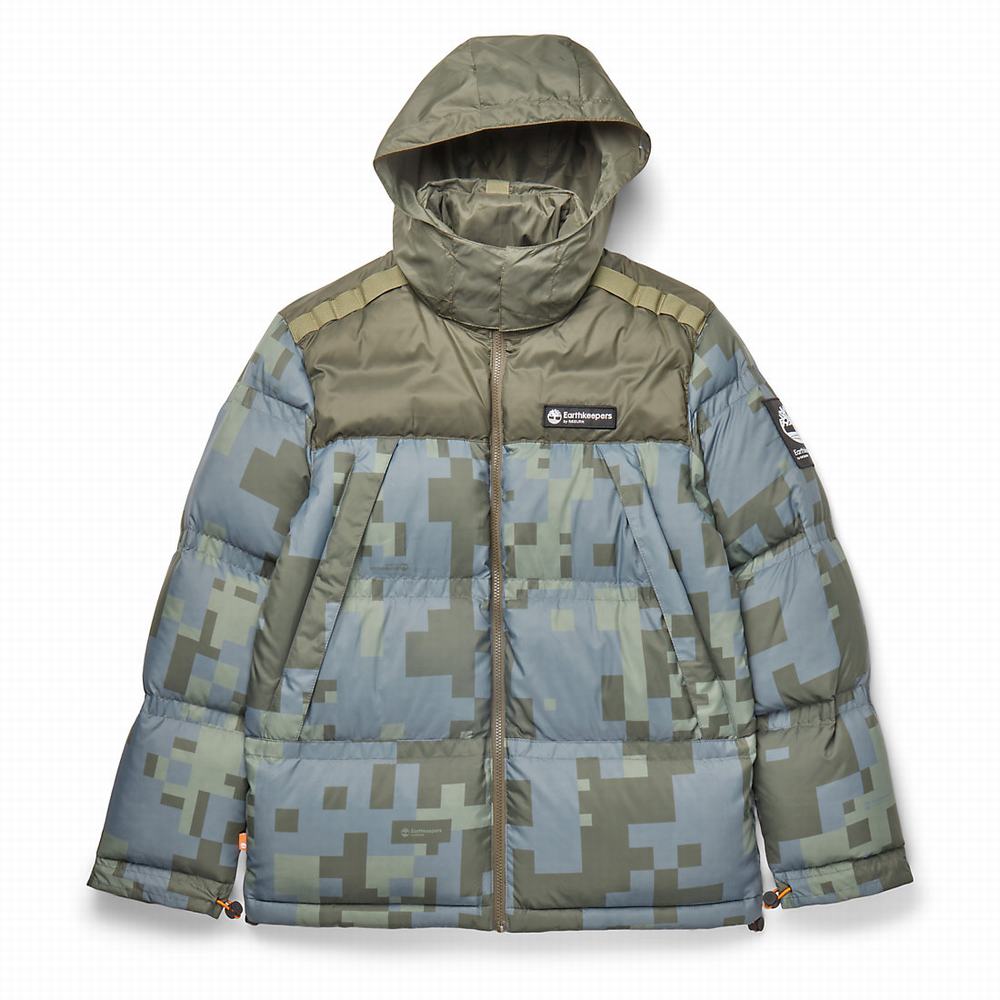 Pánské Bundy Timberland Earthkeepers® by Raeburn All Gender Puffer Zelene Maskáčové | TI97682-236